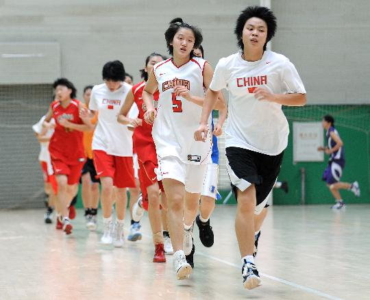  青年男篮集训备战亚洲锦标赛