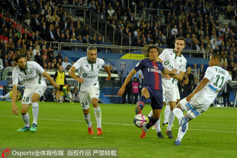  巴黎圣日耳曼豪取五连胜，强势登顶法甲  